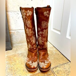 Beautiful Liberty Black Blossom Boots